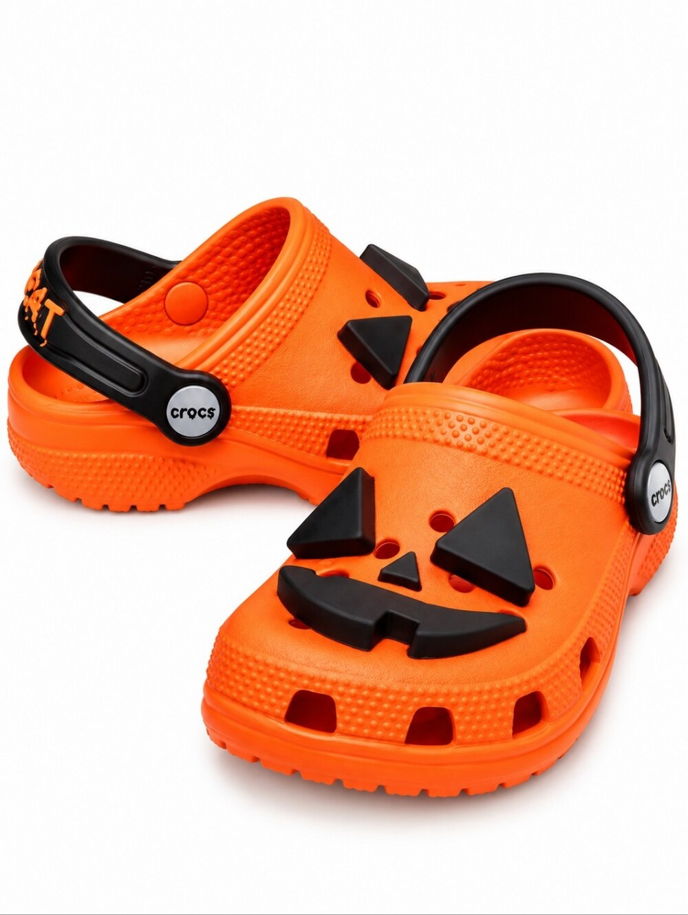 Crocs Kids Jack O’ Lantern Light Up Clogs - Size: C13 Unisex Halloween NWT